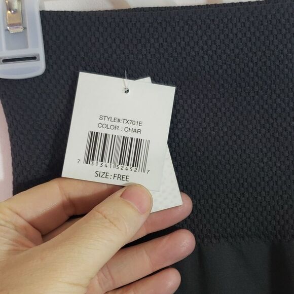 Sofra Size Free Long Charcoal Legging (AF) - Picture 3 of 7